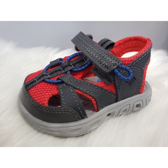 Columbia Toddler Boys Techsun Wave CLOSED TOE walkign hiking sandals size‎ 4 - Picture 3 of 5